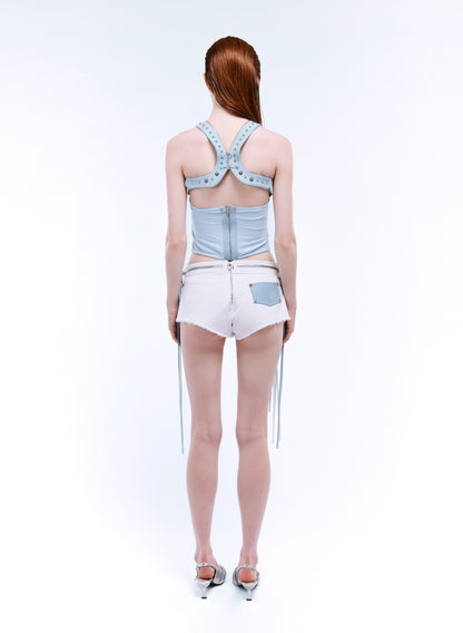 SPIKE ZIP HARNESS TANK_BABYBLUE