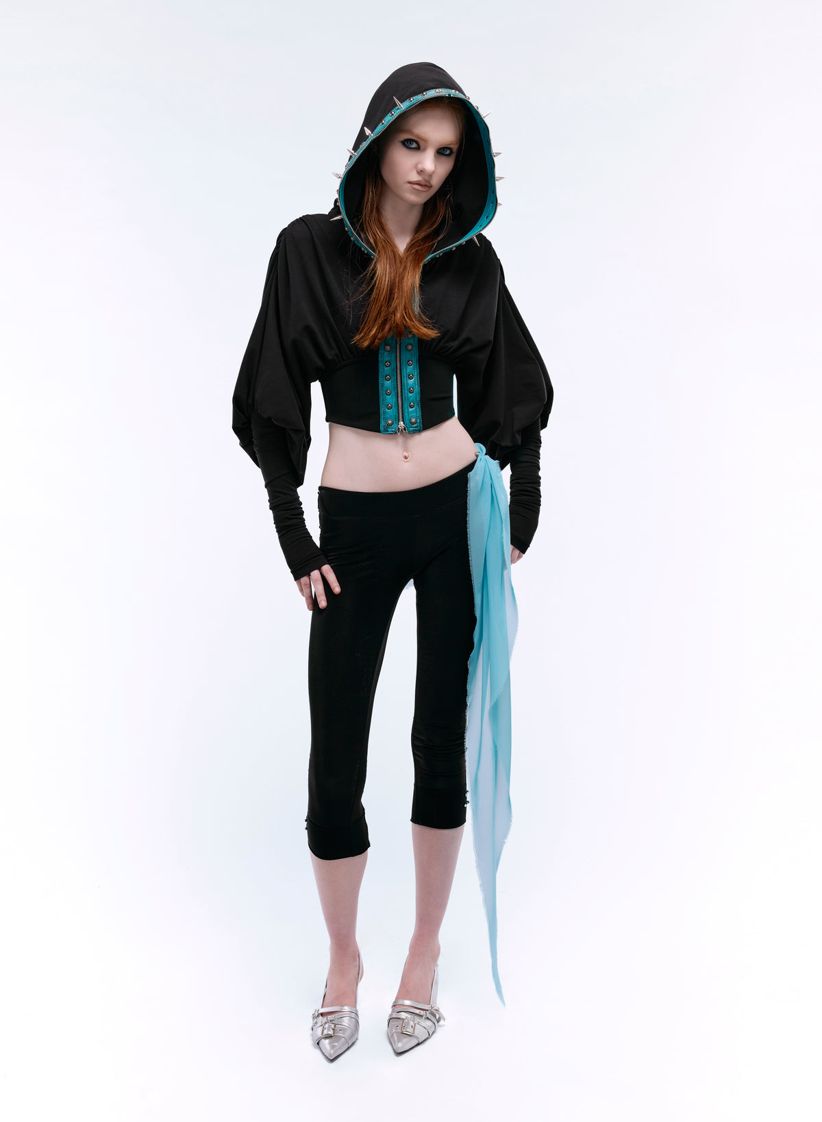 SIDE CORSET CAPRI LEGGINGS
