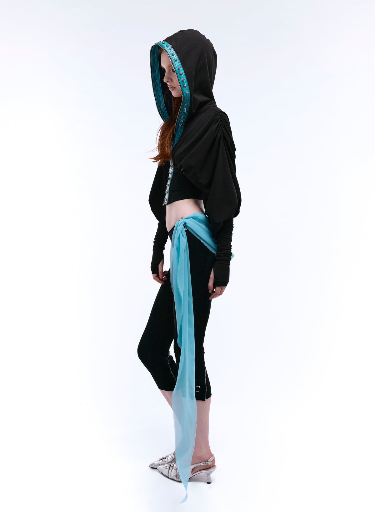 SIDE CORSET CAPRI LEGGINGS