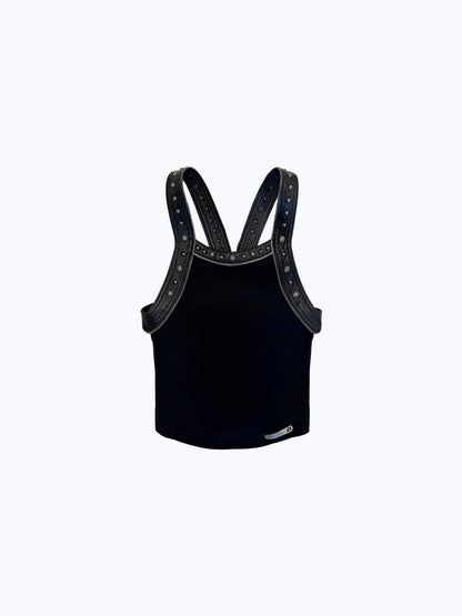 SPIKE ZIP HARNESS TANK_BLACK