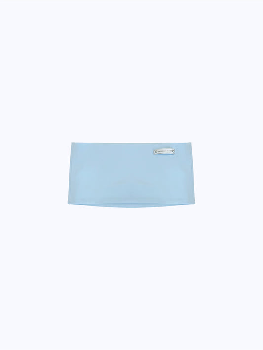 STUDDED LOGO JERSEY MICRO SKIRT